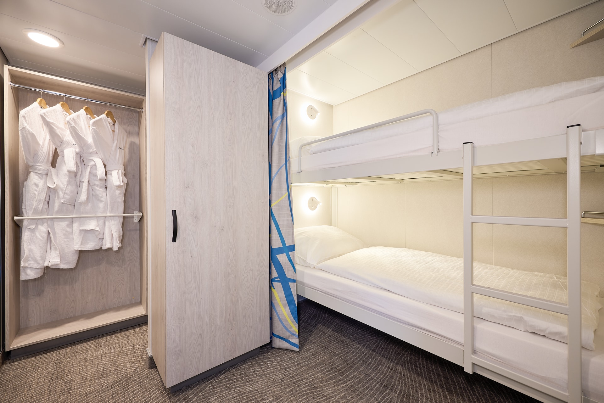 Familienkabine mit Stockbett auf der Mein Schiff 7