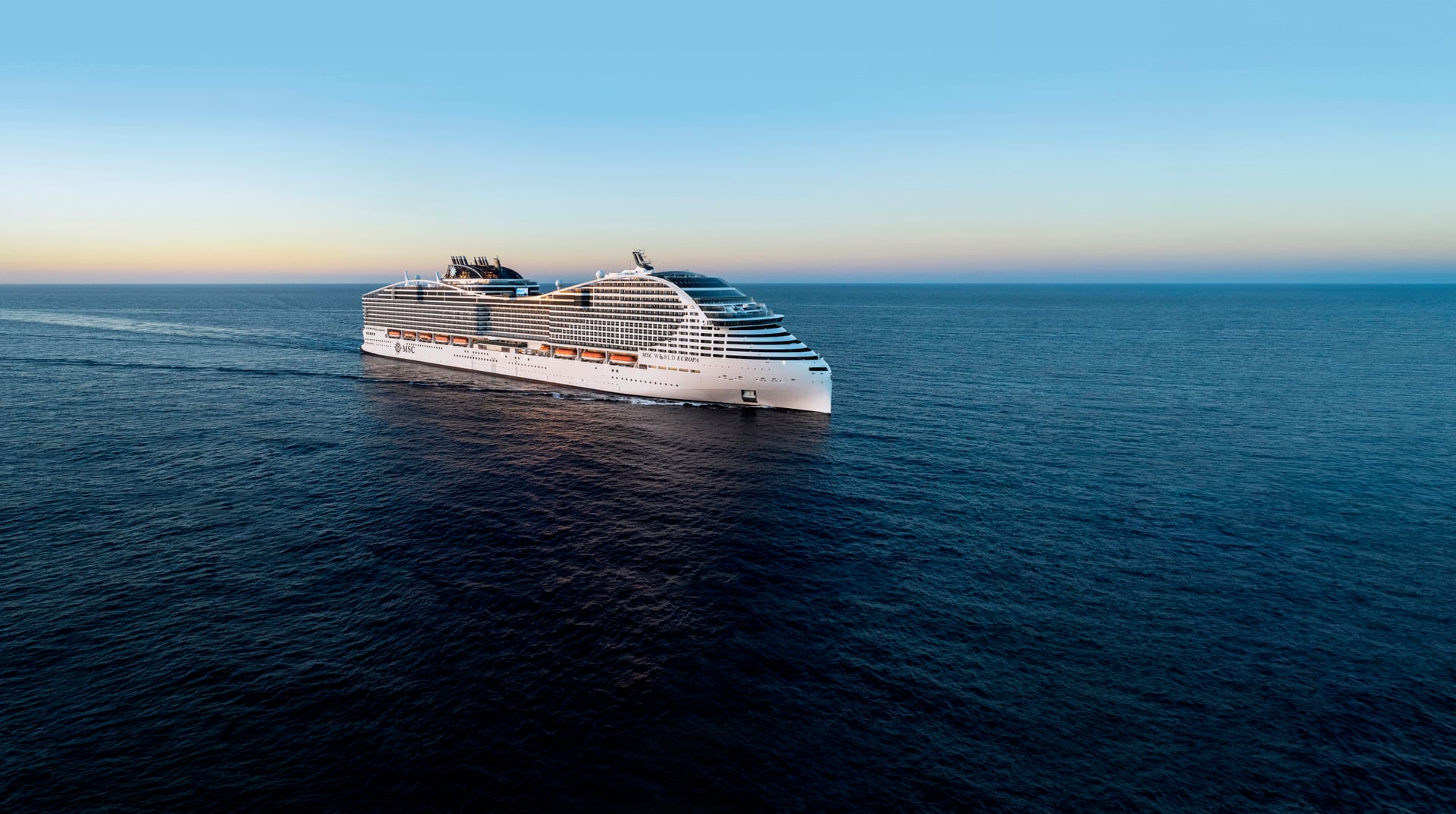 MSC World-Klasse Kreuzfahrtschiff auf See