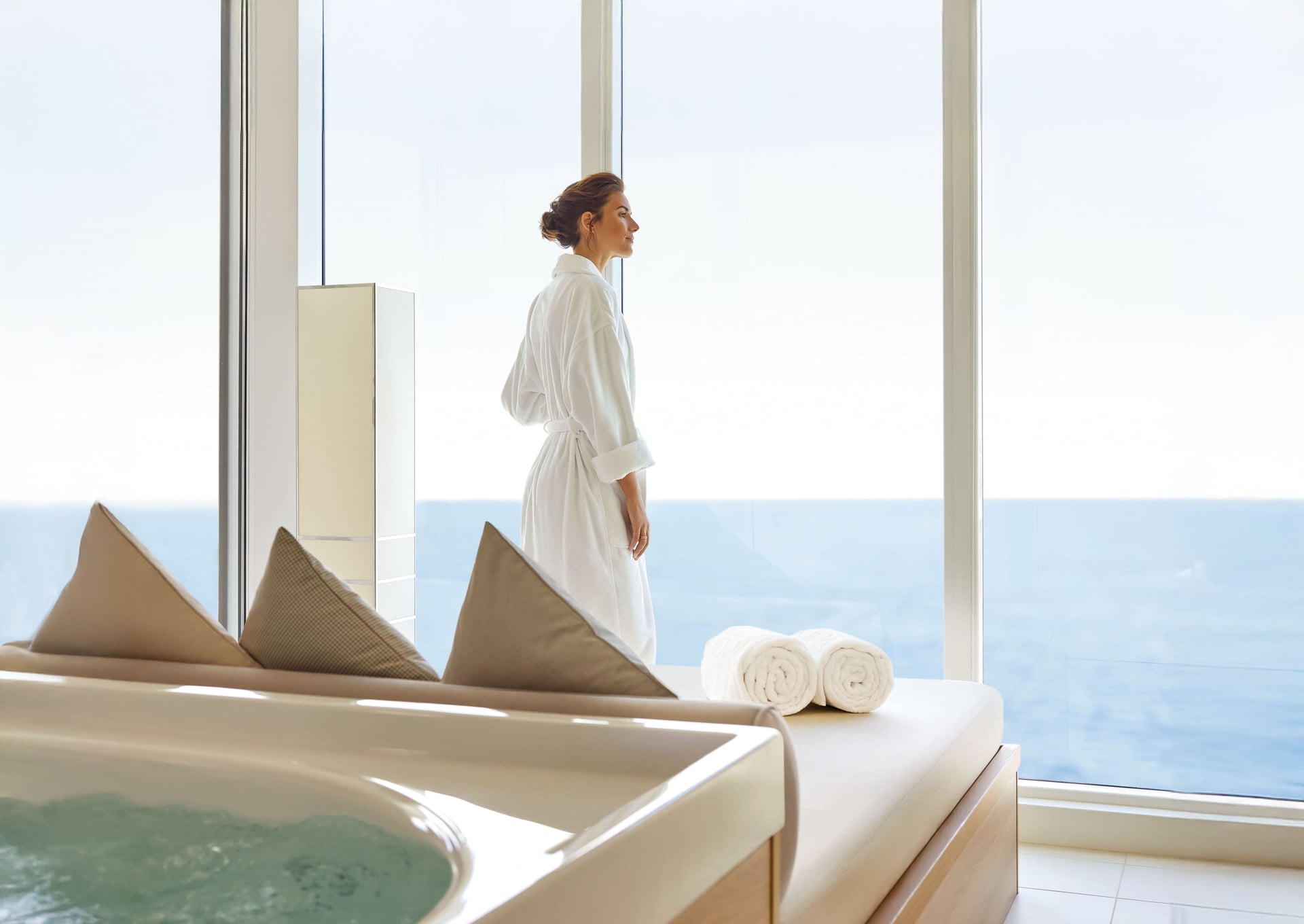 Badezimmer einer Grand Penthouse Suite der MS Europa 2