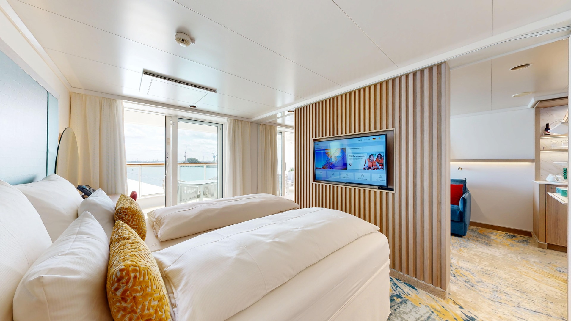Premium Suite auf einem Schwesterschiff der AIDA Sphinx-Klasse