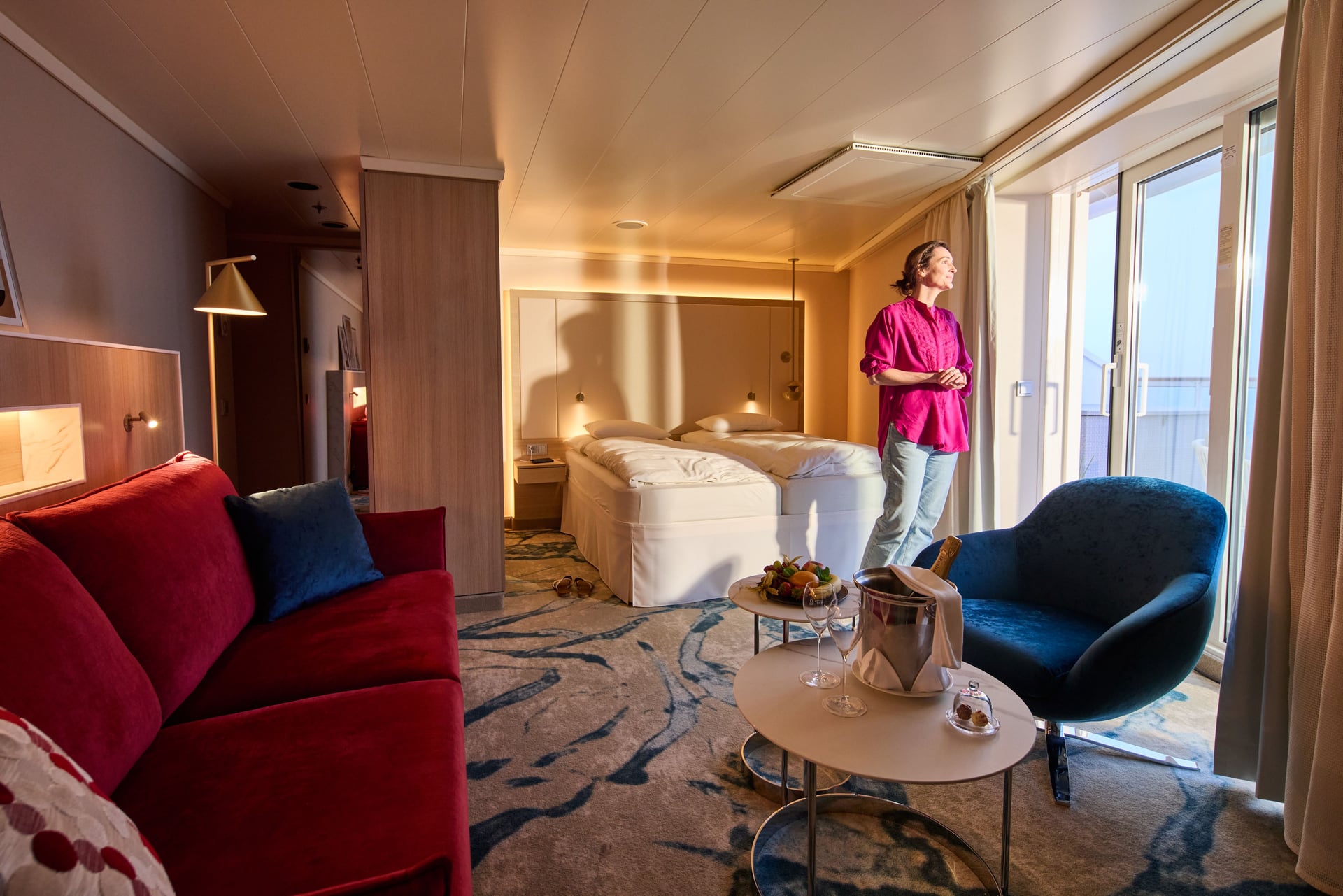 Suite auf dem baugleichen Schwesterschiff AIDAdiva