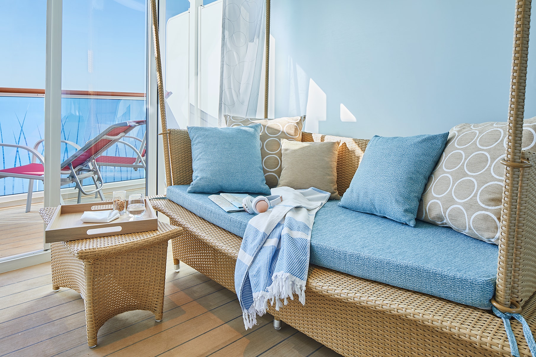 Junior-Suite auf dem Schwesterschiff AIDAnova